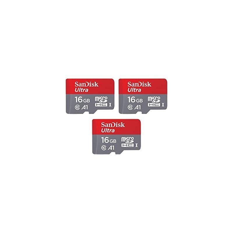 MEMORY MICRO SDHC 16GB 3PACK/SDSQUAR-016G-GN6MM SANDISK