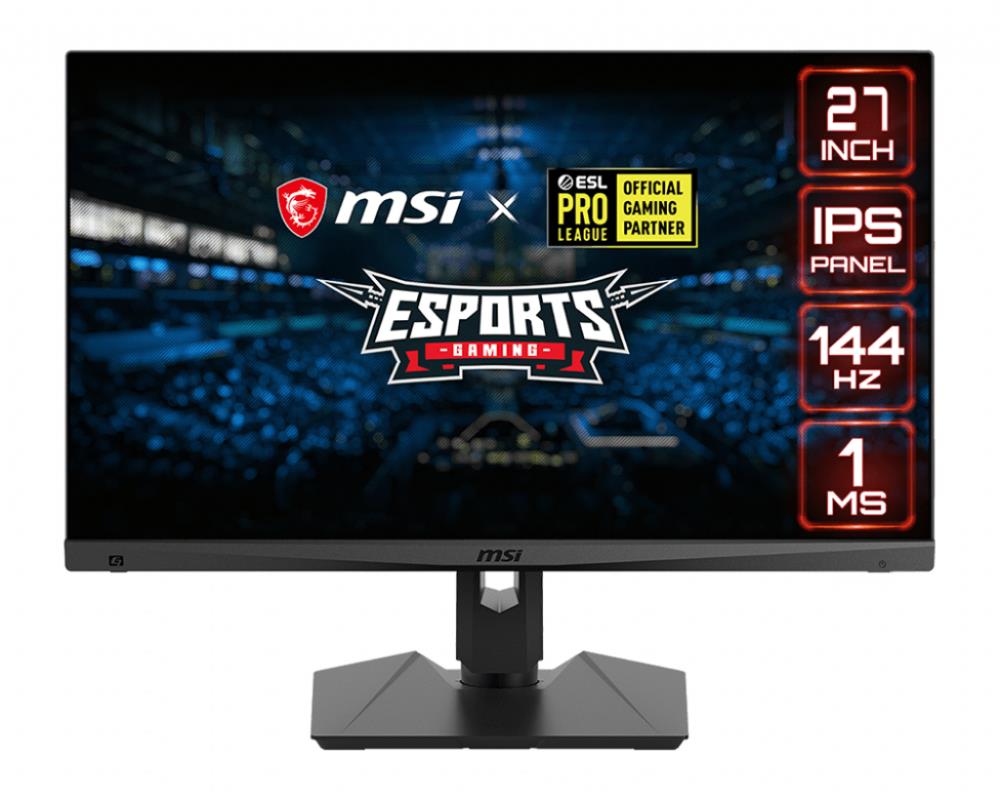 LCD Monitor|MSI|Optix MAG274R|27"|Gaming|Panel IPS|1920x1080|16:9|144Hz|1 ms|Swivel|Pivot|Height adjustable|Tilt|Colour Black|OPTIXMAG274R