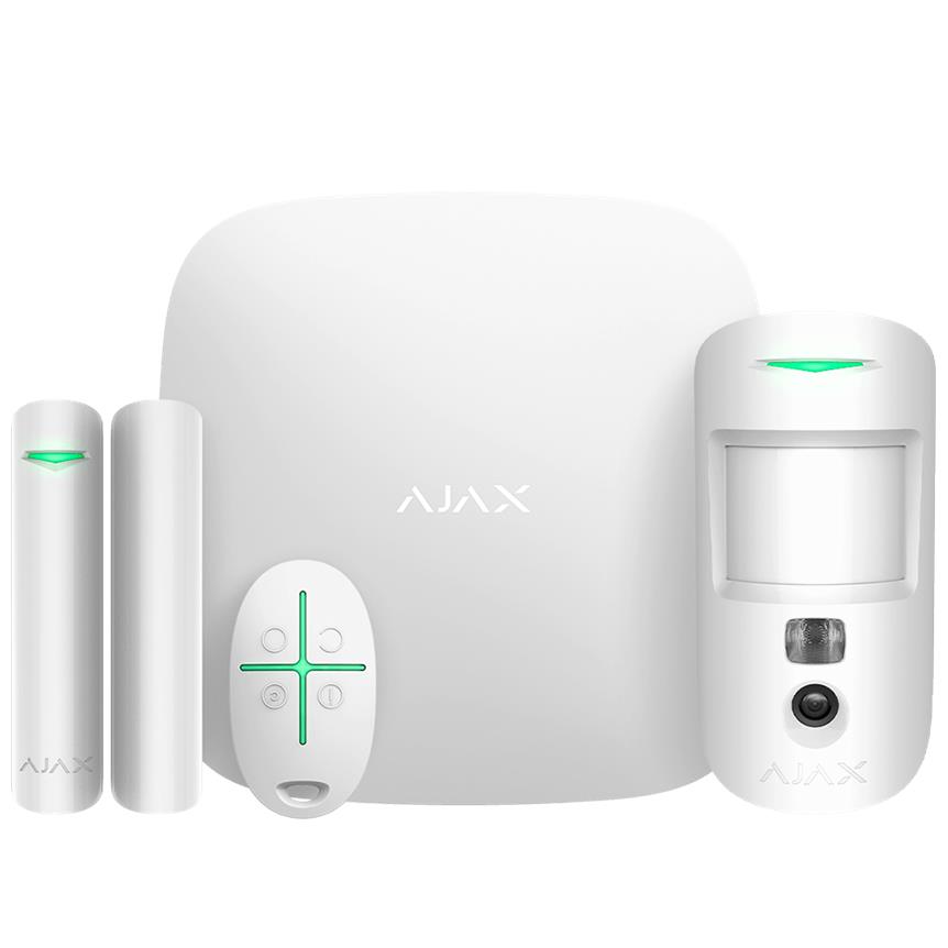 ALARM SECURITY STARTERKIT CAM/WHITE 20293 AJAX