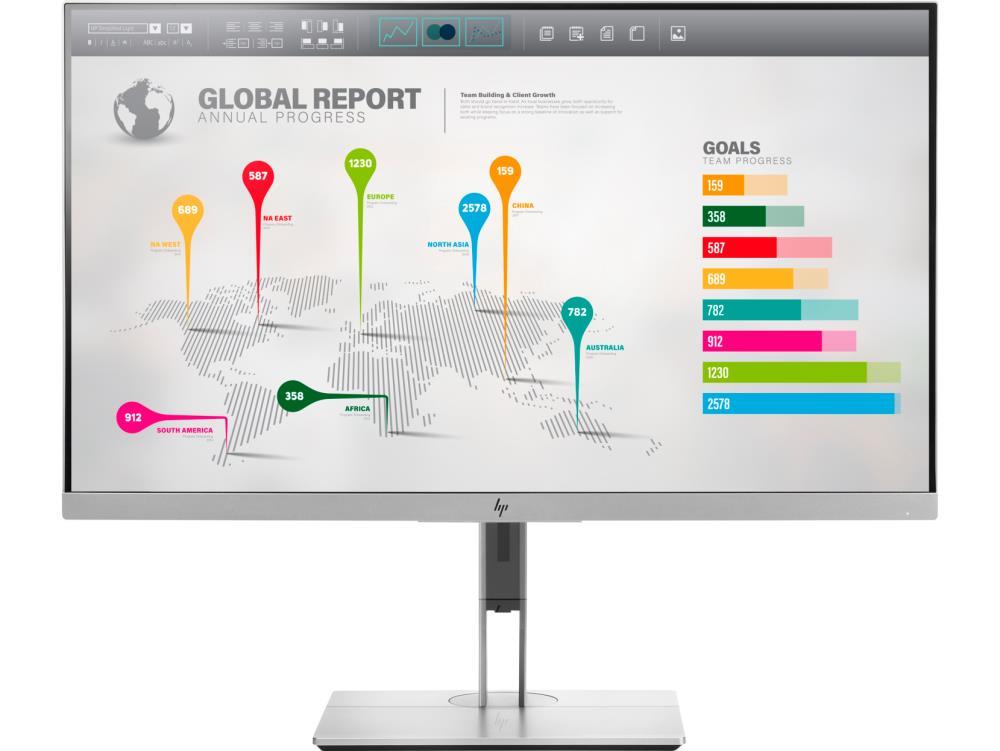 LCD Monitor|HP|E273q|27"|Business|Panel IPS|2560x1440|16:9|60Hz|Matte|5 ms|Swivel|Pivot|Height adjustable|Tilt|1FH52AT#ABB
