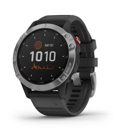 SMARTWATCH FENIX 6 SOLAR/BLACK 010-02410-00 GARMIN