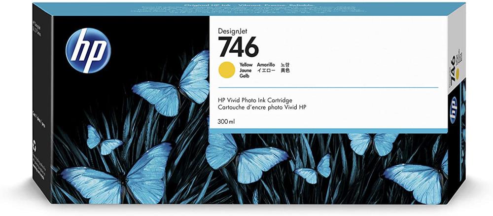 INK CARTRIDGE YELLOW NO.746/300ML P2V79A HP