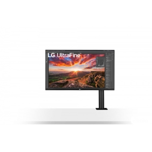 LCD Monitor|LG|31.5"|4K|Panel IPS|3840x2160|16:9|60Hz|Matte|5 ms|Speakers|Swivel|Pivot|Height adjustable|Tilt|Colour Black|32UN880-B