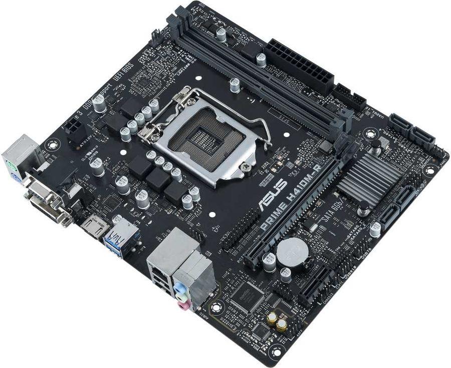 Mainboard|ASUS|Intel H410 Express|LGA1200|MicroATX|1xPCI-Express 3.0 1x|1xPCI-Express 3.0 16x|Memory DDR4|Memory slots 2|1x15pin D-sub|1xDVI|1xHDMI|2xAV-In|1xAV-out|2xUSB 2.0|2xUSB 3.1|2xPS/2|1xRJ45|PRIMEH410M-R-SI