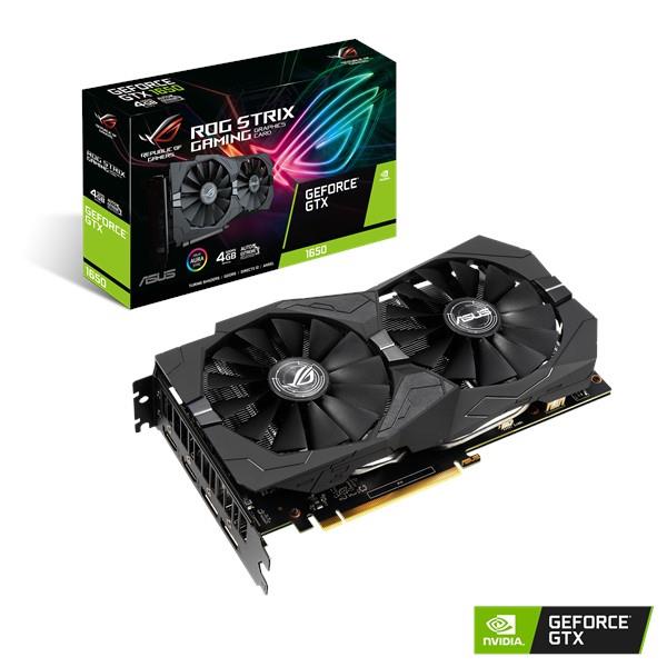 Graphics Card|ASUS|NVIDIA GeForce GTX 1650 SUPER|4 GB|128 bit|PCIE 3.0 16x|GDDR6|Memory 12002 MHz|GPU 1530 MHz|Two and Half Slot Fansink|2xHDMI|2xDisplayPort|ROG-STRIX-GTX1650S-4G-GAM