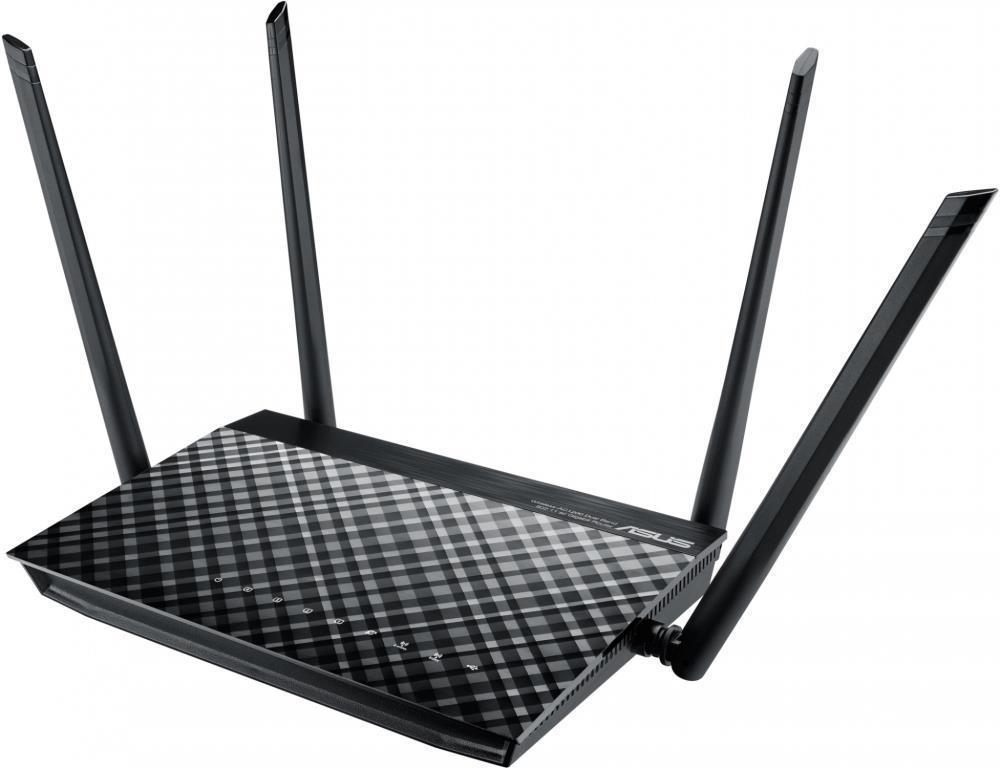 Wireless Router|ASUS|Wireless Router|1167 Mbps|IEEE 802.11ac|USB 2.0|1 WAN|4x10/100/1000M|Number of antennas 4|RT-AC57U