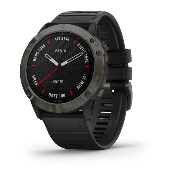 SMARTWATCH FENIX 6X SAPPHIRE/C.GREY/BK 010-02157-11 GARMIN