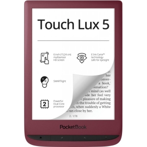 E-Reader|POCKETBOOK|Touch Lux 5|6"|1024x758|1xMicro-USB|Micro SD|Wireless LAN|Red|PB628-R-WW