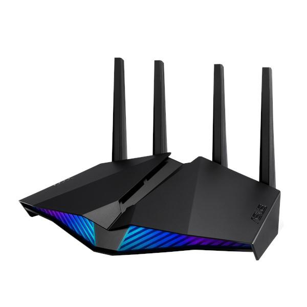 Wireless Router|ASUS|Router|5400 Mbps|IEEE 802.11a|IEEE 802.11b|IEEE 802.11g|IEEE 802.11n|IEEE 802.11ac|IEEE 802.11ax|4x10/100/1000M|LAN \ WAN ports 1|Number of antennas 4|RT-AX82U