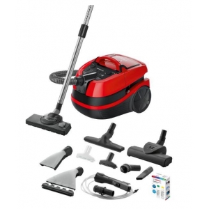 Vacuum Cleaner|BOSCH|BWD421PET|Canister/Wet/dry/Aquafilter|2100 Watts|Black / Red|Weight 7 kg|BWD421PET