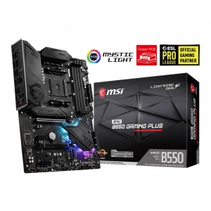 Mainboard|MSI|AMD B550|SAM4|ATX|2xPCI-Express 3.0 1x|1xPCI-Express 3.0 4x|2xM.2|1xPCI-Express 4.0 1x|Memory DDR4|Memory slots 4|1xHDMI|1xDisplayPort|2xAudio-In|3xAudio-Out|4xUSB 2.0|1xUSB type C|3xUSB 3.2|1xPS/2|1xOptical S/PDIF|1xRJ45|MPGB550GAMINGP