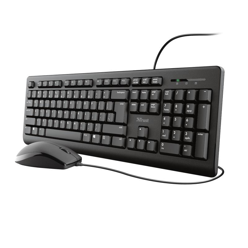 KEYBOARD +MOUSE OPT. TKM-250/23975 TRUST