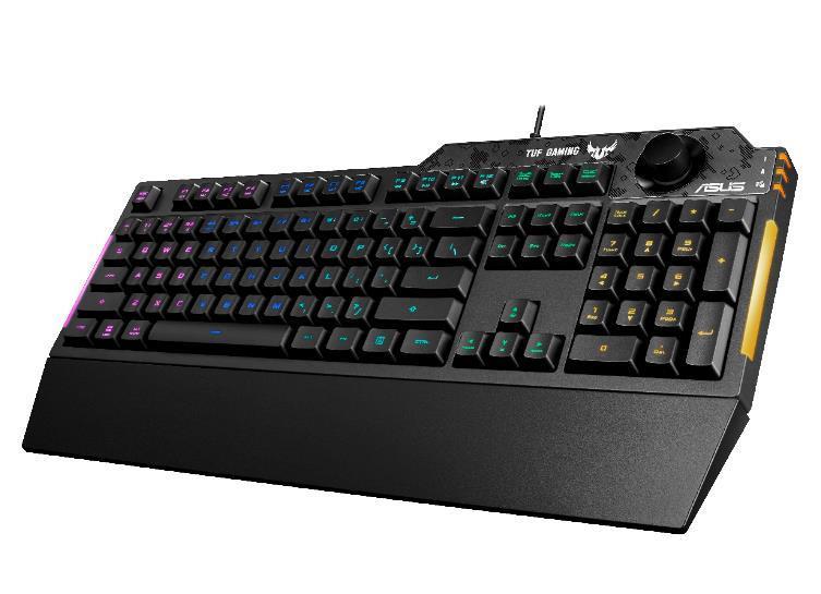 KEYBOARD TUF GAMING K1/ENG 90MP01X0-BKUA00 ASUS