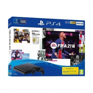 PLAYSTATION 4 CONSOLE 500GB/FIFA21 BLACK CUH-2216A SONY