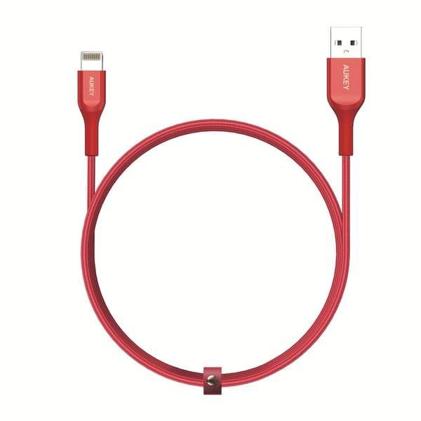 CABLE LIGHTNING TO USB CB-AKL2/2M RED LLTSN1009723 AUKEY