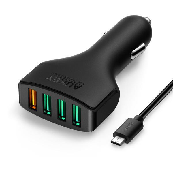 MOBILE CHARGER CAR CC-T9/4PORT LLTS65490B AUKEY