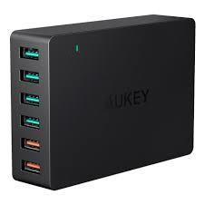 MOBILE CHARGER STATION PA-T11/6PORT 60W LLTSEU57316B AUKEY