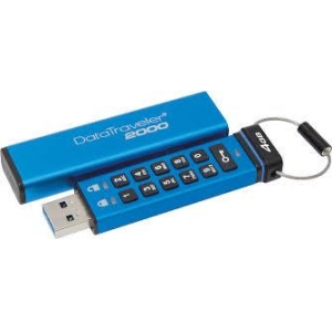 MEMORY DRIVE FLASH USB3 4GB/KEYPAD DT2000/4GB KINGSTON