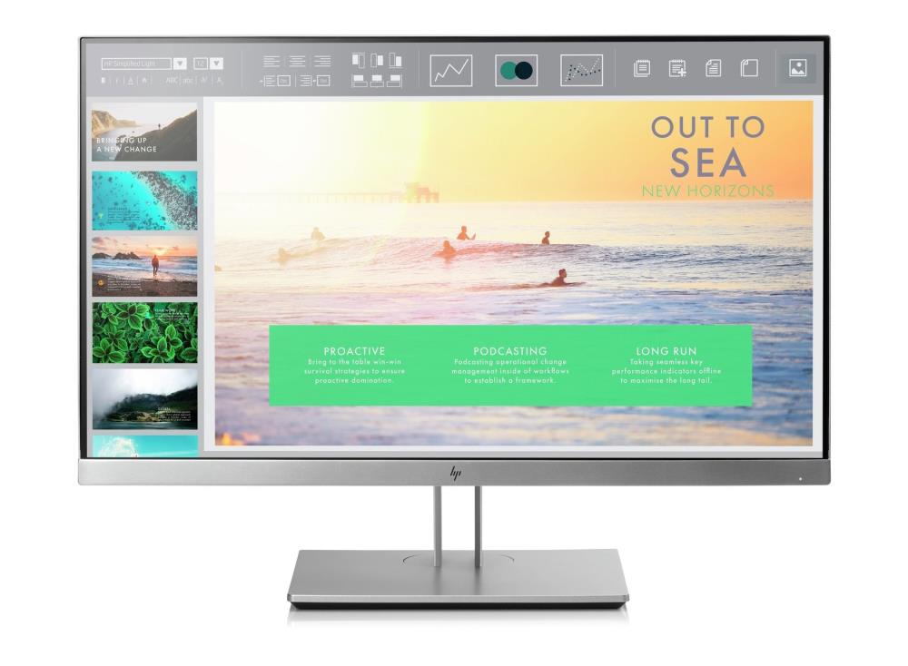 LCD Monitor|HP|E233|23"|Business|Panel IPS|1920x1080|16:9|5 ms|Swivel|Pivot|Height adjustable|Tilt|1FH46AT#ABB