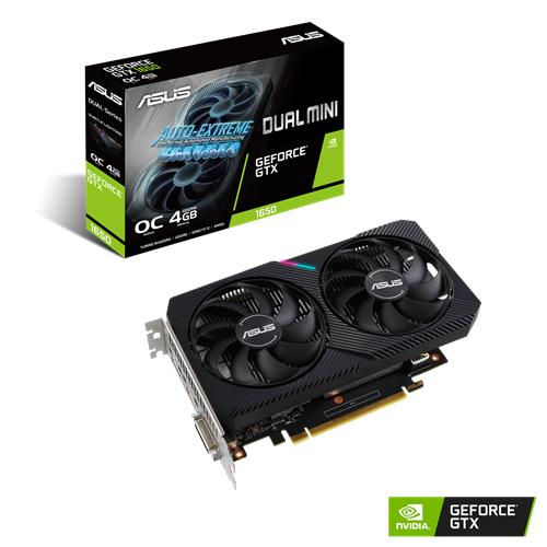 VGA PCIE16 GTX1650 4GB GDDR6/DUAL-GTX1650-O4GD6-MINI ASUS