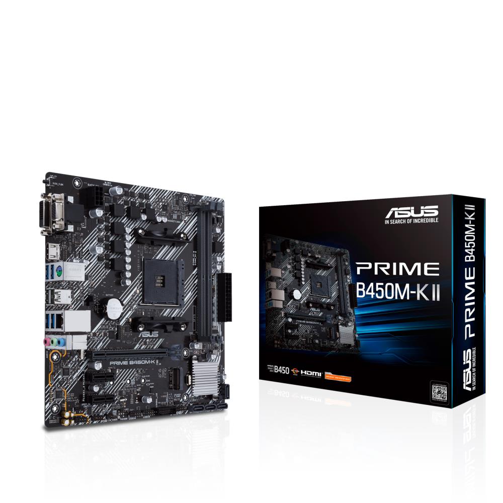 MB AMD B450 SAM4 MATX/PRIME B450M-K II ASUS