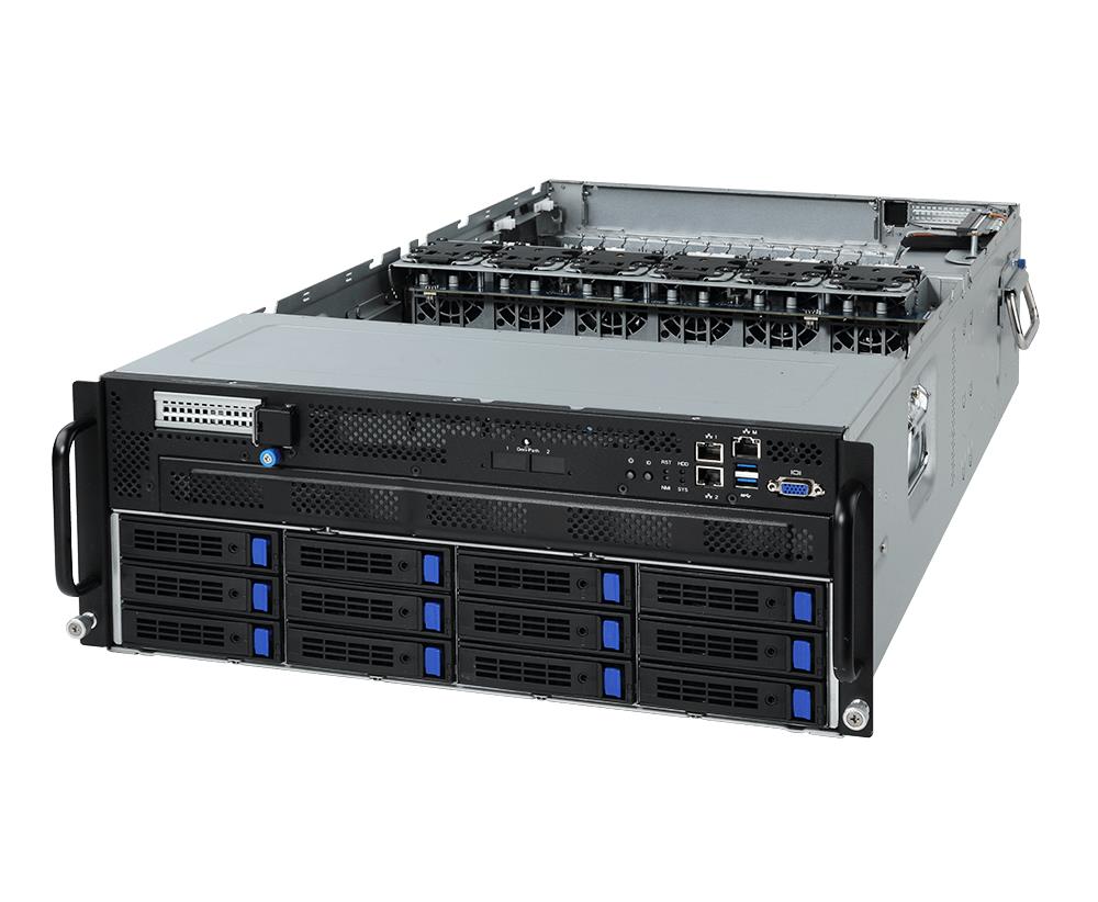 SERVER SYSTEM 4U GPU 12BAY/2X XEON-S G481-H81 GIGABYTE