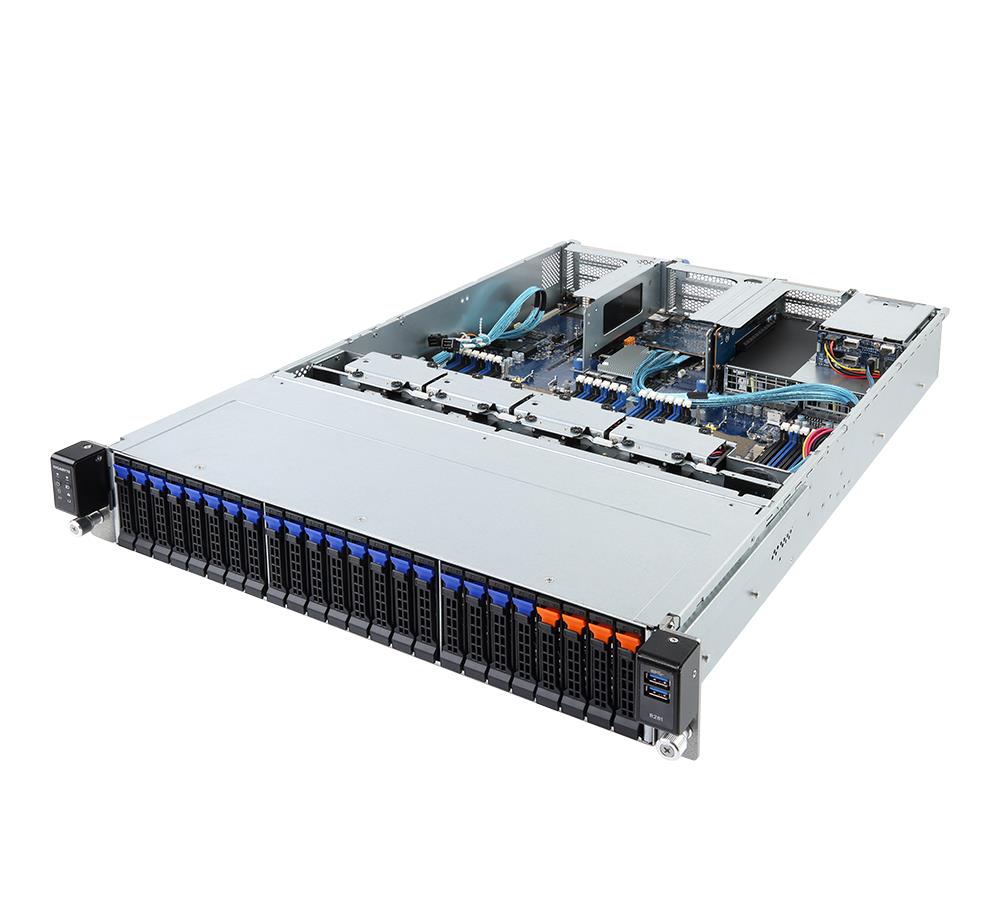 SERVER SYSTEM 2U 24BAY/2X XEON-S R281-N40 GIGABYTE