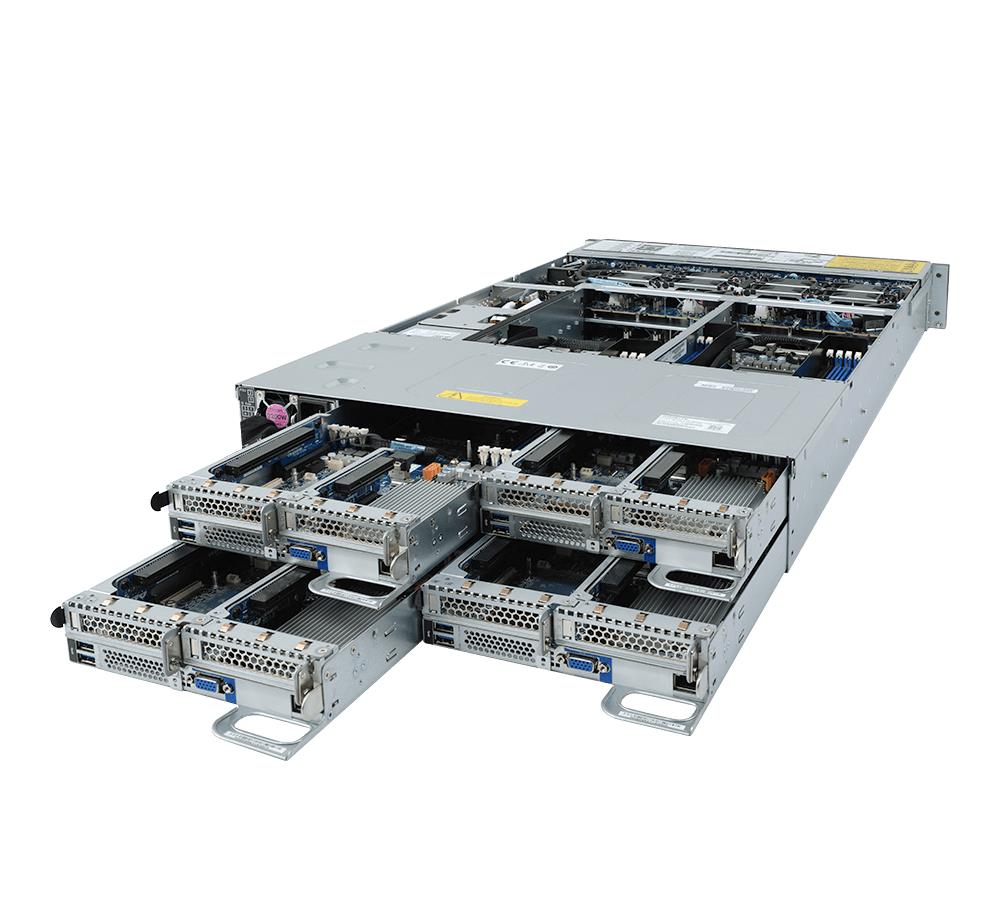 SERVER SYSTEM 2U 4NODES 24BAY/NVME XEON-S H261-NO0 GIGABYTE