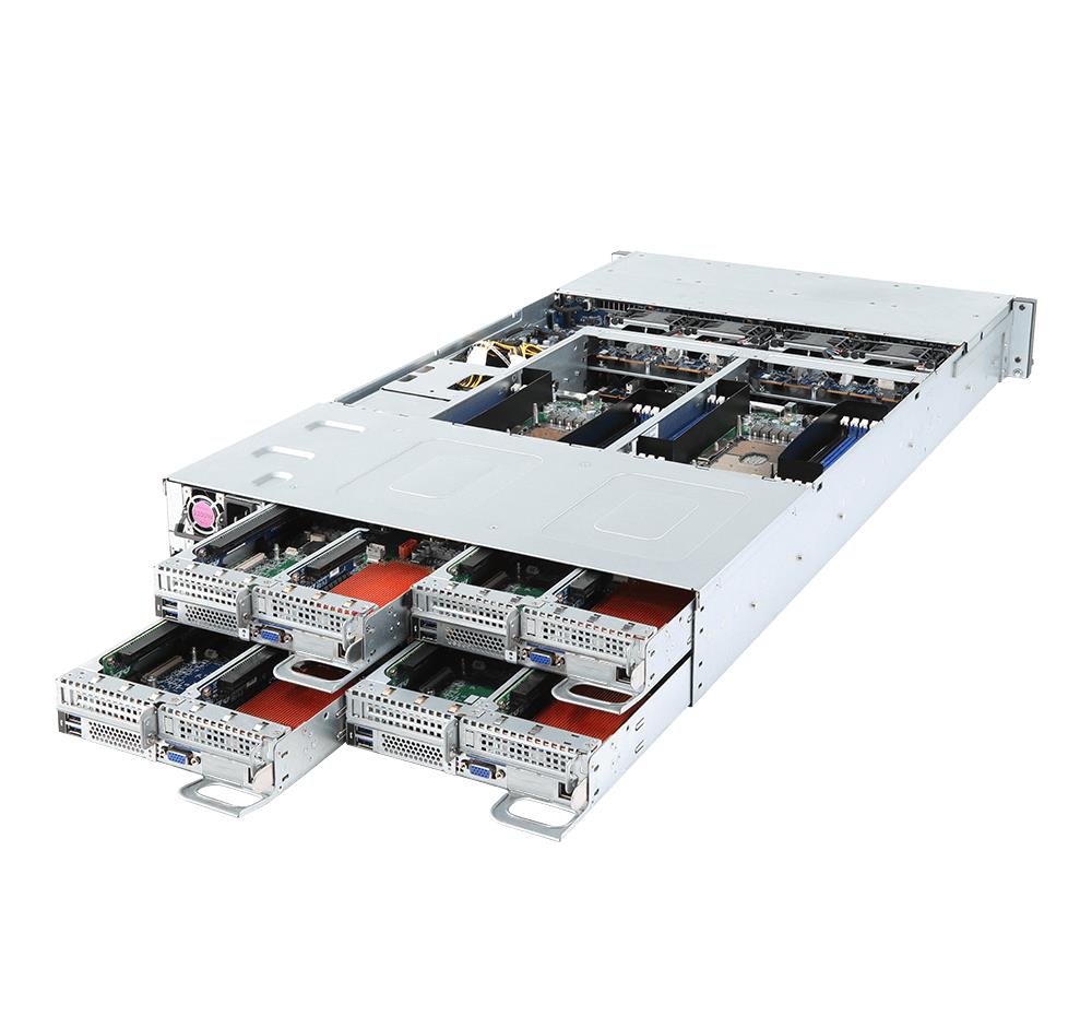 SERVER SYSTEM 2U 4NODES 12BAY/XEON-S H261-H60 GIGABYTE