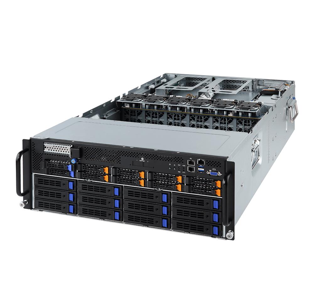 SERVER SYSTEM 4U GPU 22BAY/2X XEON-S G481-HA1 GIGABYTE