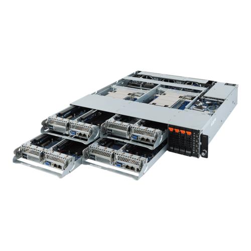 SERVER SYSTEM 2U 4NODES 4BAY/AMD EPYC H242-Z11 GIGABYTE