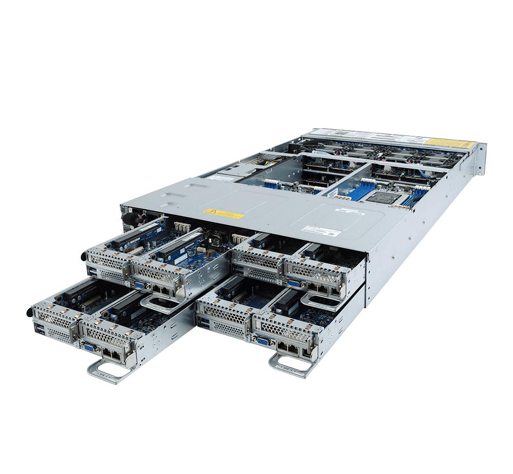 SERVER SYSTEM 2U 4NODES 24BAY/AMD EPYC H262-Z61 GIGABYTE