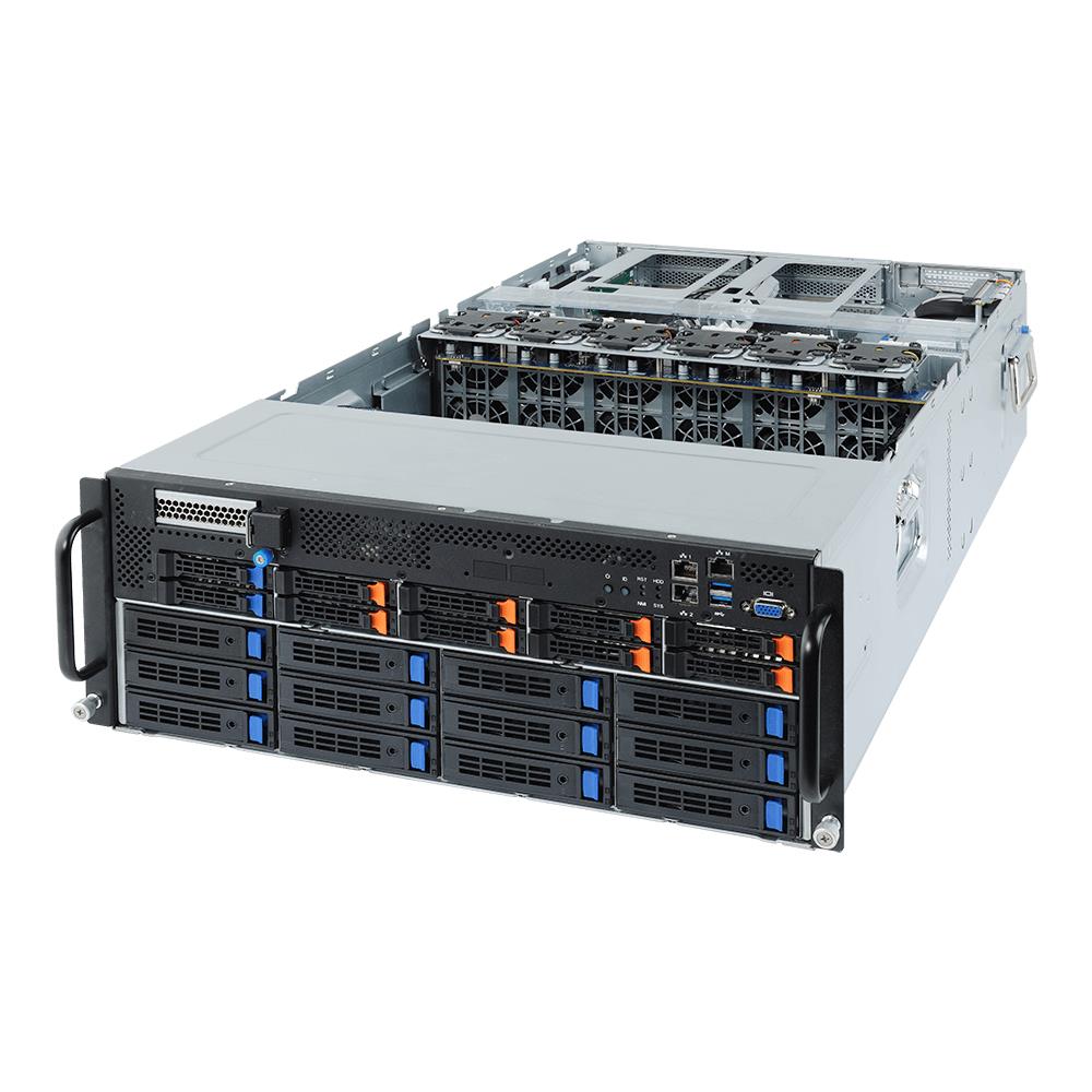 SERVER SYSTEM 4U GPU 22BAY/2X AMD EPYC G482-Z50 GIGABYTE