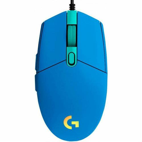 MOUSE USB OPTICAL G102 LIGHTSY/BLUE 910-005801 LOGITECH