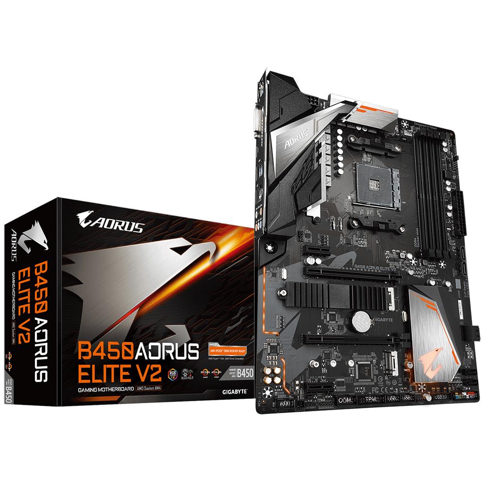 MB AMD B450 SAM4 ATX/B450 AORUS ELITE V2 GIGABYTE