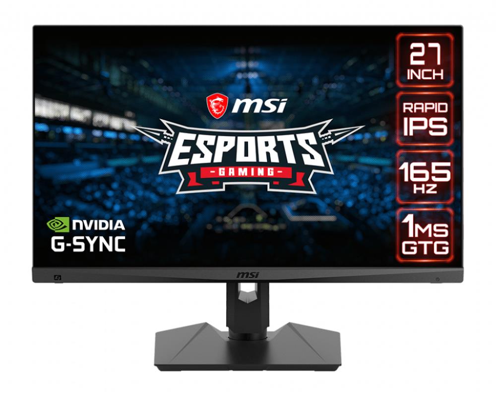 LCD Monitor|MSI|Optix MAG274QRF|27"|Gaming|Panel IPS|2560x1440|16:9|165Hz|Matte|1 ms|Swivel|Pivot|Height adjustable|Tilt|OPTIXMAG274QRF