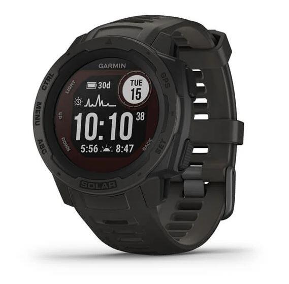 SMARTWATCH INSTINCT SOLAR/GRAPHITE 010-02293-00 GARMIN