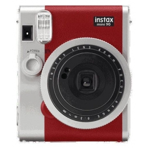 CAMERA INSTANT W/10SH GLOSSY/INSTAX MINI 90 RED FUJIFILM