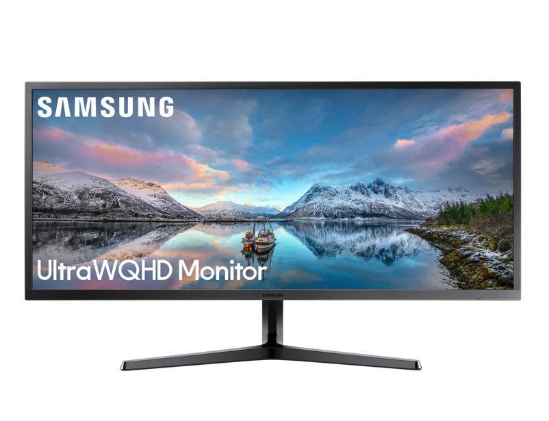 LCD Monitor|SAMSUNG|SJ55W|34.1"|Business/21 : 9|Panel VA|3440x1440|21:9|60Hz|4 ms|Tilt|LS34J550WQRXEN