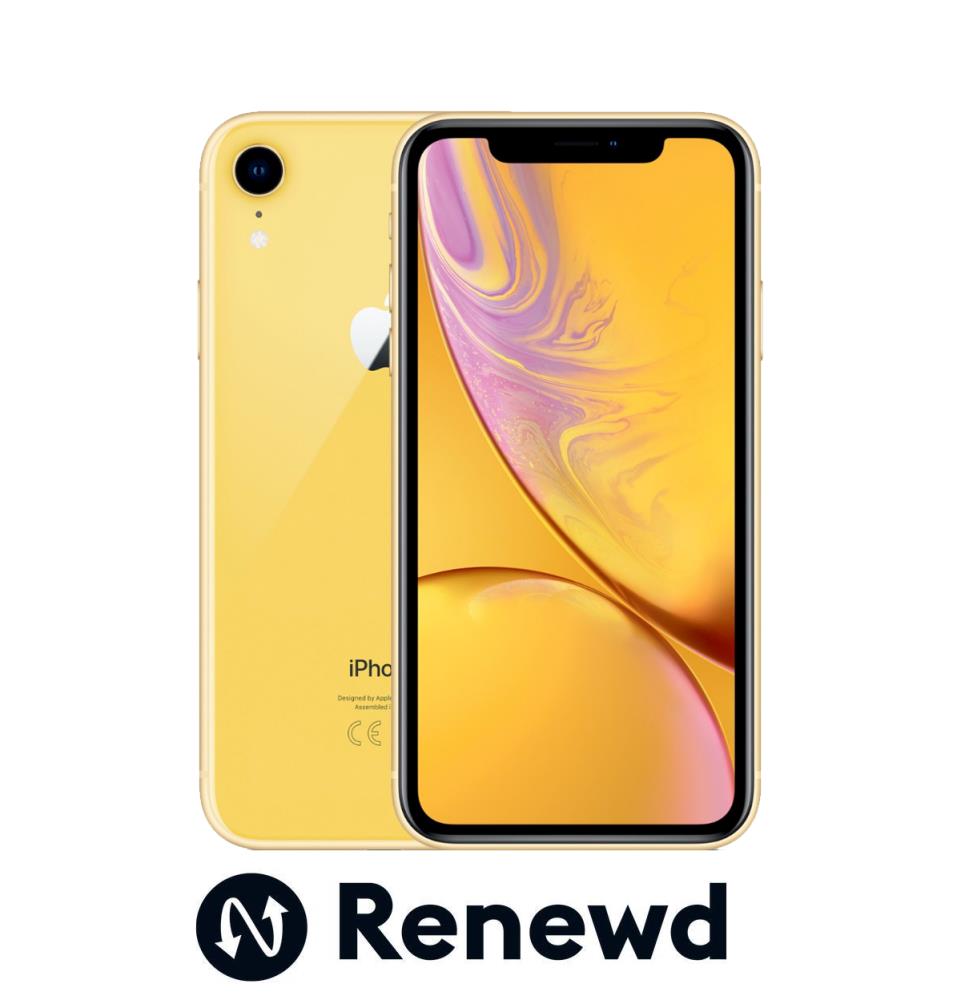 MOBILE PHONE IPHONE XR 64GB/YELLOW RND-P11364 APPLE RENEWD