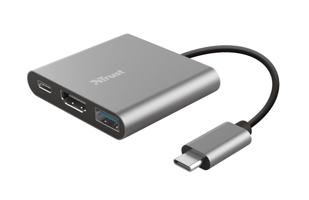 ADAPTER USB-C DALYX 3-IN-1/23772 TRUST