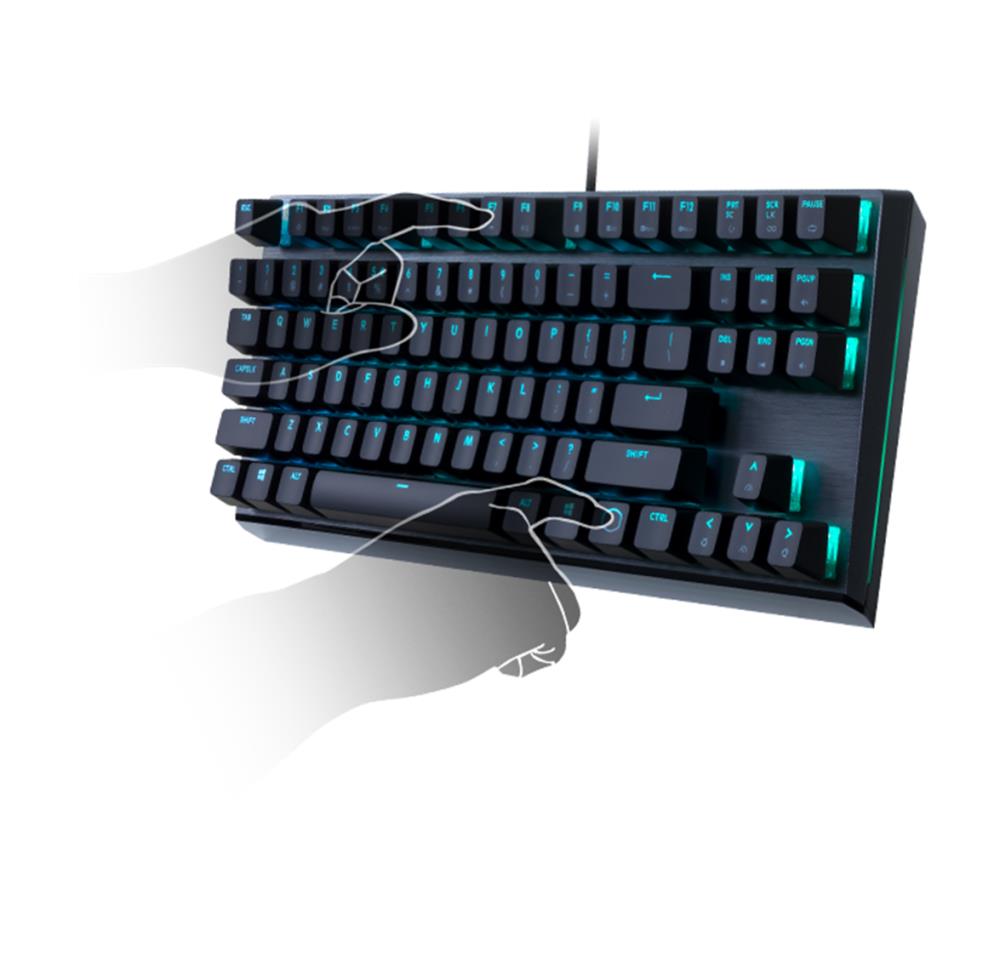 KEYBOARD MK730 ENG/MK-730-GKCM1-US COOLER MASTER