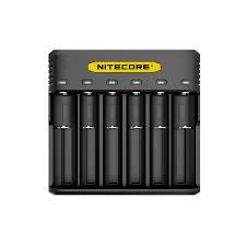 BATTERY CHARGER 6-SLOT/Q6 QIUCK CHARGER NITECORE