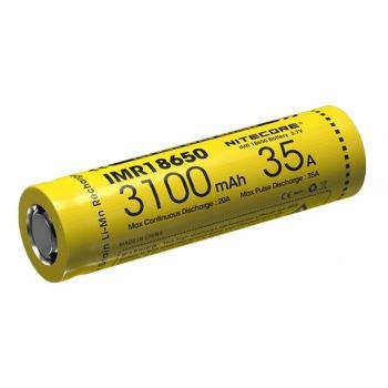 BATTERY RECH. LI-ION AA 3.7V/IMR18650(3100MAH/35A) NITECORE