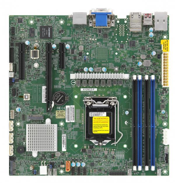 SERVER MB W480 MATX/MBD-X12SCZ-F-O SUPERMICRO