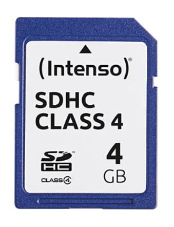 MEMORY SDHC 4GB C4/3401450 INTENSO