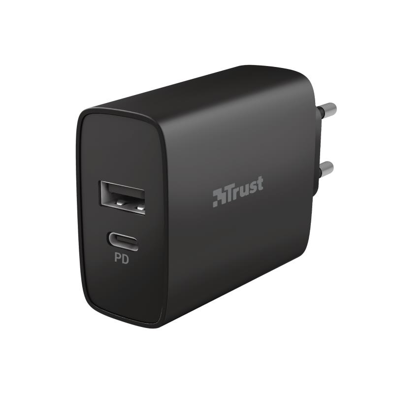 MOBILE CHARGER WALL QMAX/30W USB-C 23558 TRUST