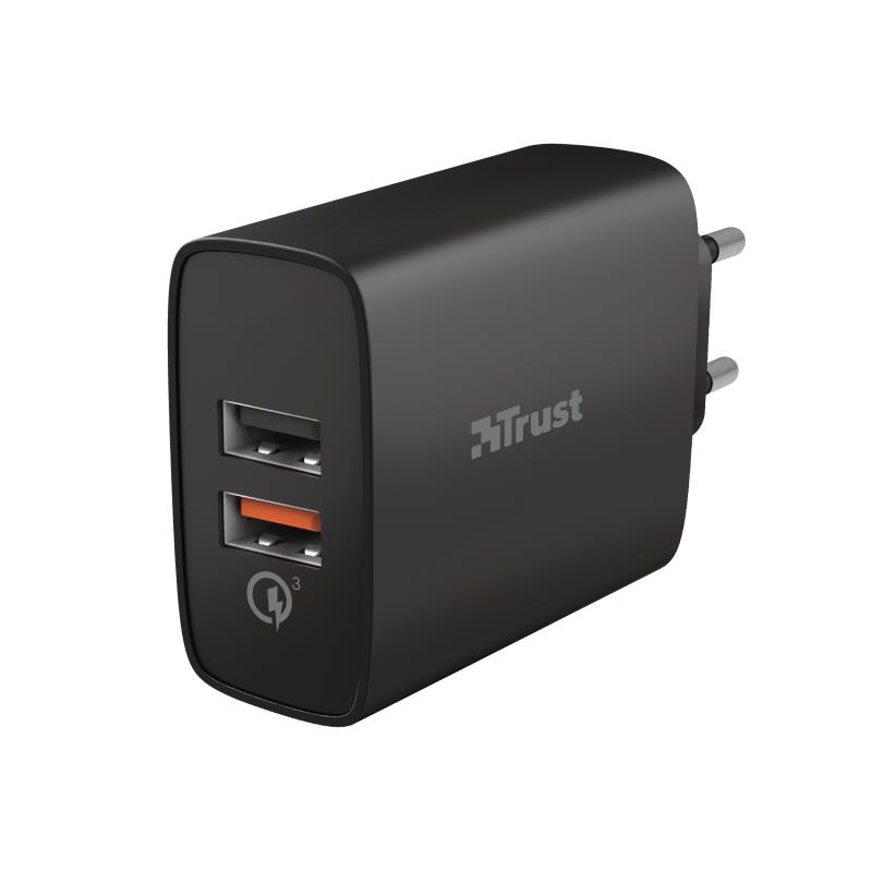 MOBILE CHARGER WALL QMAX/QC3 USB 23559 TRUST