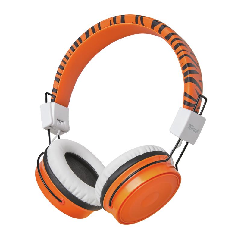 HEADSET COMI BT KIDS WRL/ORANGE 23583 TRUST