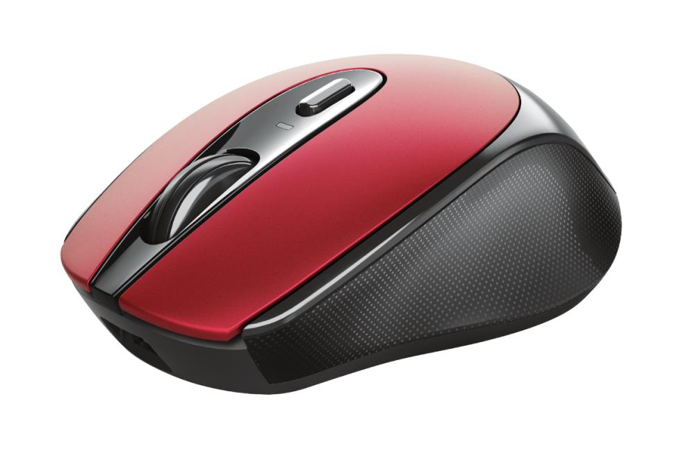 MOUSE USB OPTICAL WRL ZAYA/RED 24019 TRUST